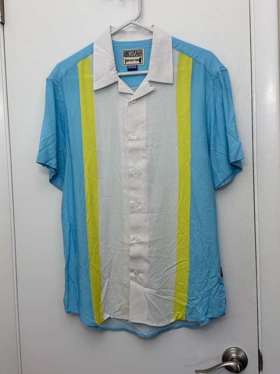 RSVLTS Other - RSVLTS Men's Dare Mighty Things Kingpin Rockaway Bowling Shirt